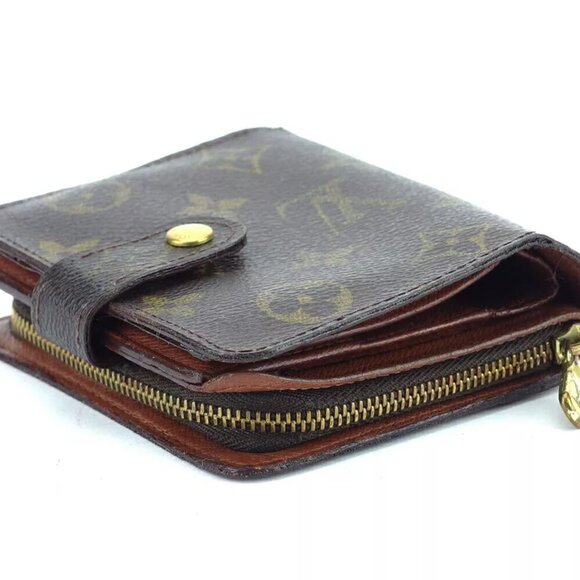 Louis Vuitton Two-folded wallet monogram beige monogram canvas used T10421 - Picture 7 of 7